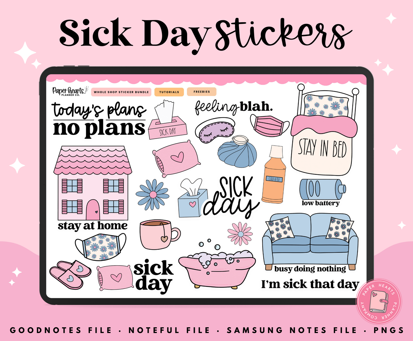 Sick Day Stickers