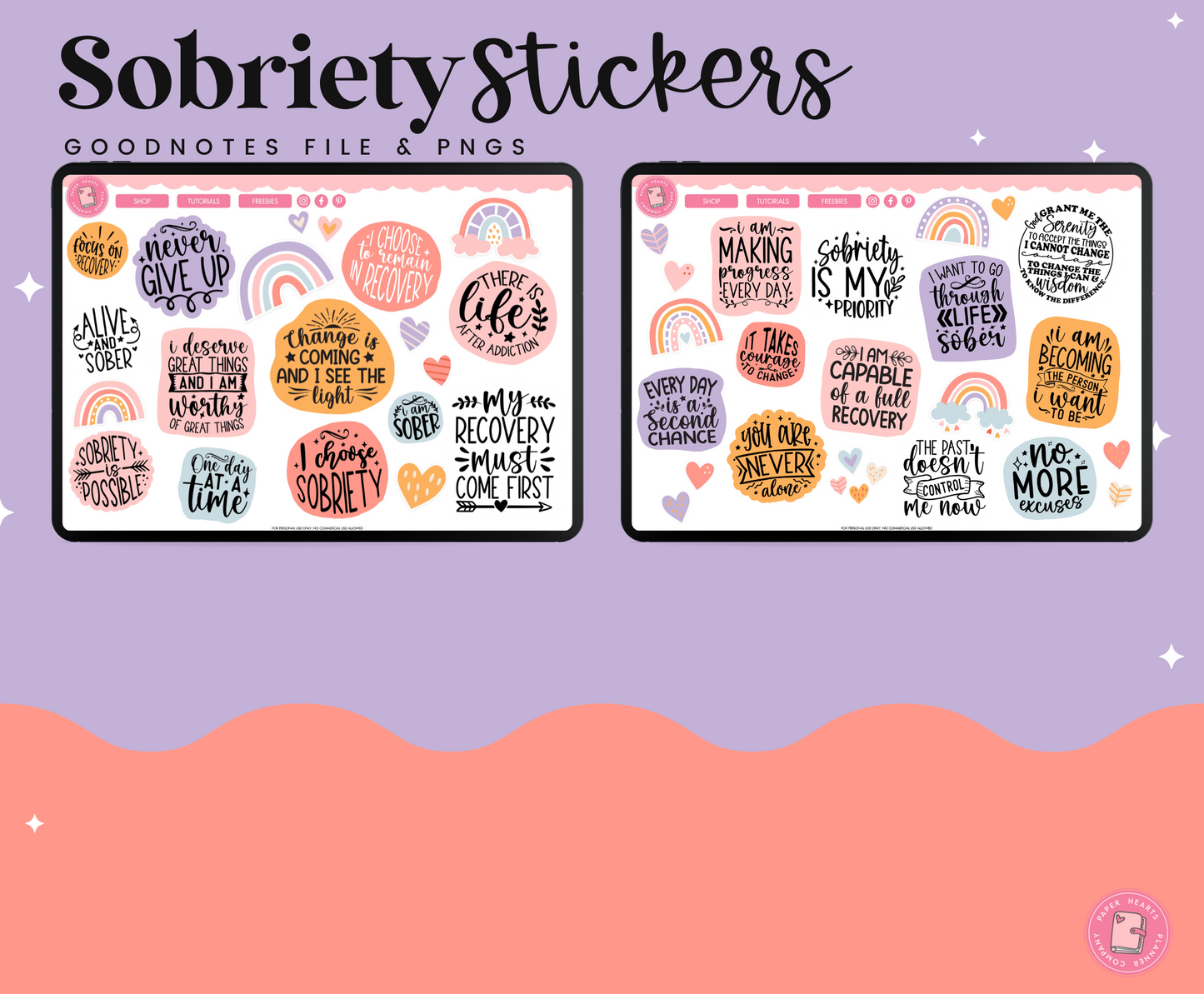 Sobriety Stickers