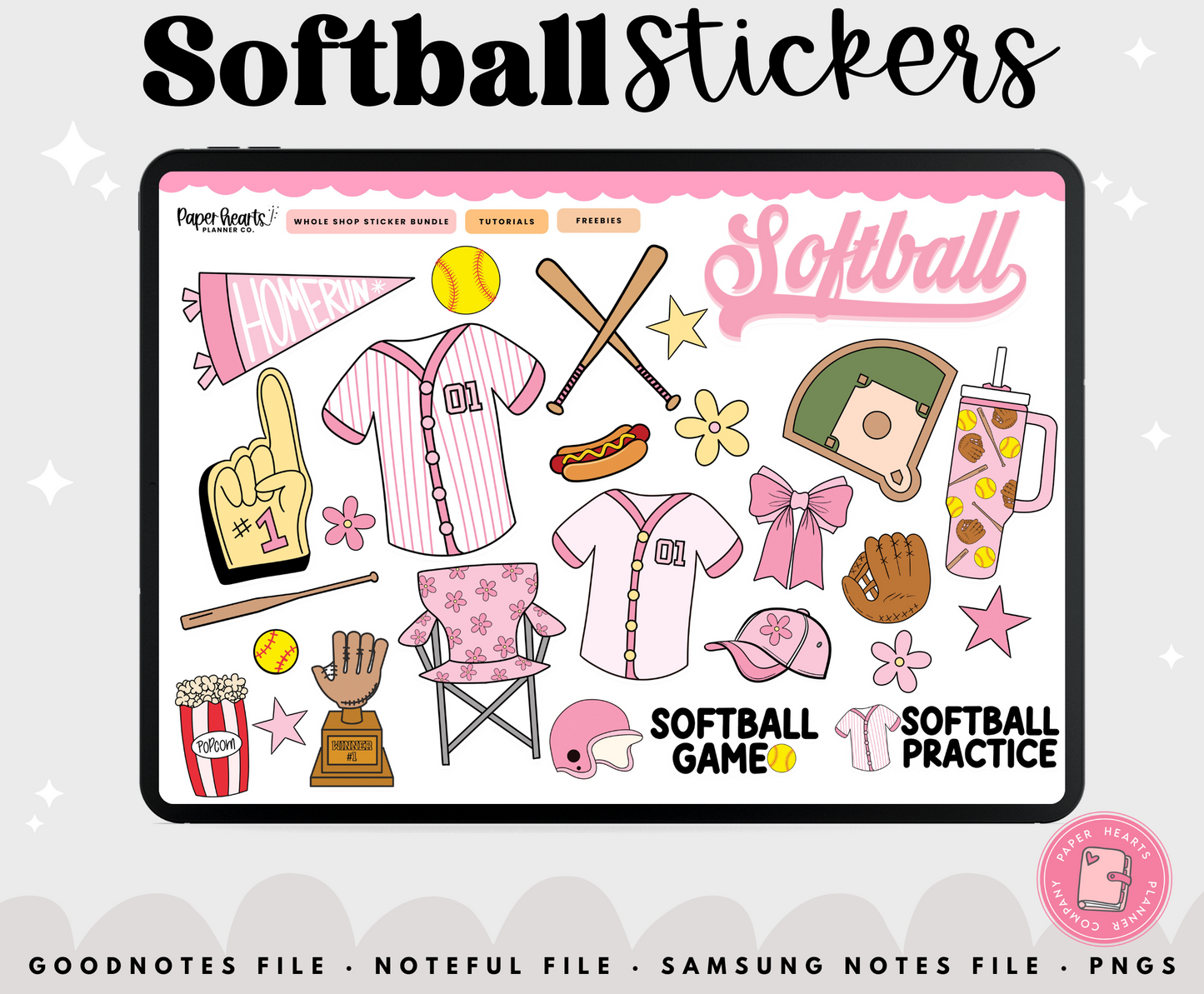 Softball Stickers