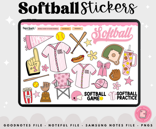 Softball Stickers