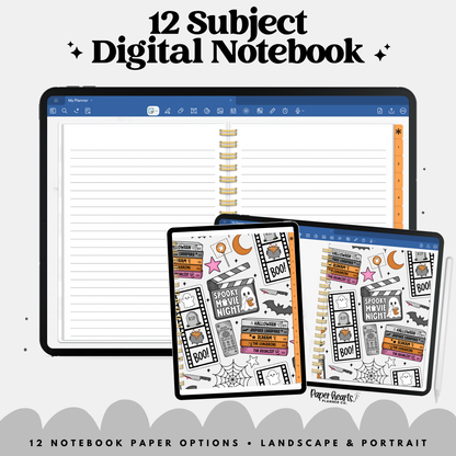 Spooky Movie Notebook