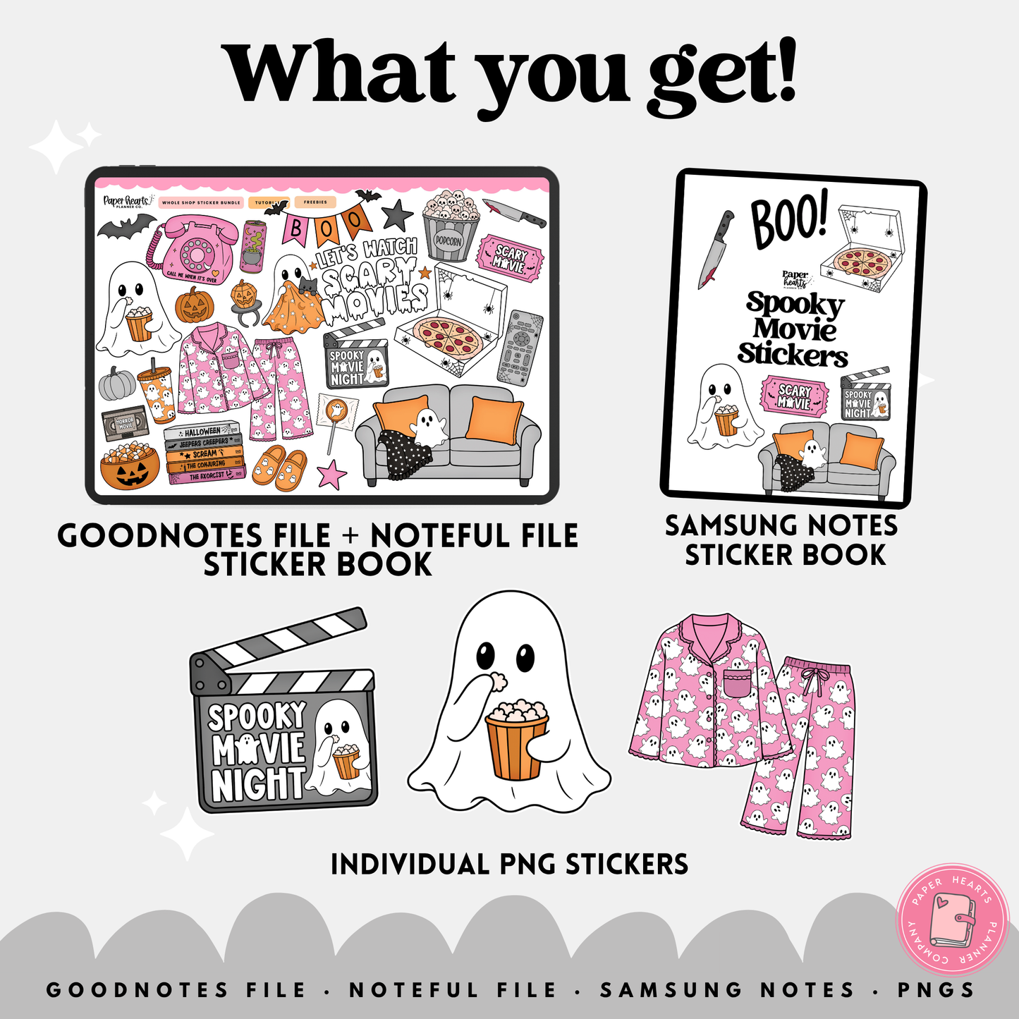 Spooky Movie Stickers