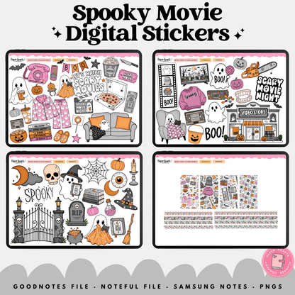 Spooky Movie Stickers