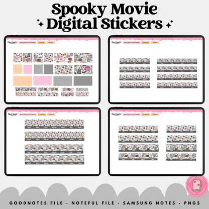 Spooky Movie Stickers