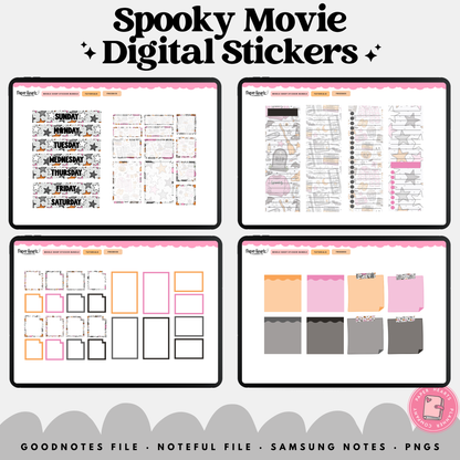 Spooky Movie Stickers