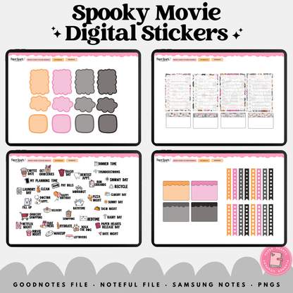 Spooky Movie Stickers