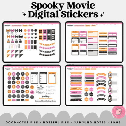 Spooky Movie Stickers