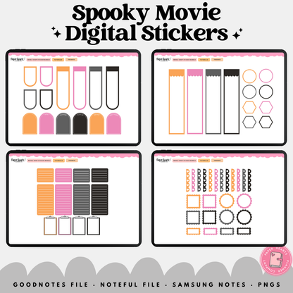 Spooky Movie Stickers