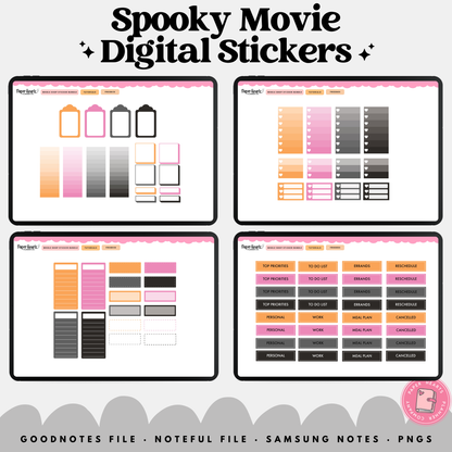 Spooky Movie Stickers