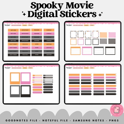 Spooky Movie Stickers