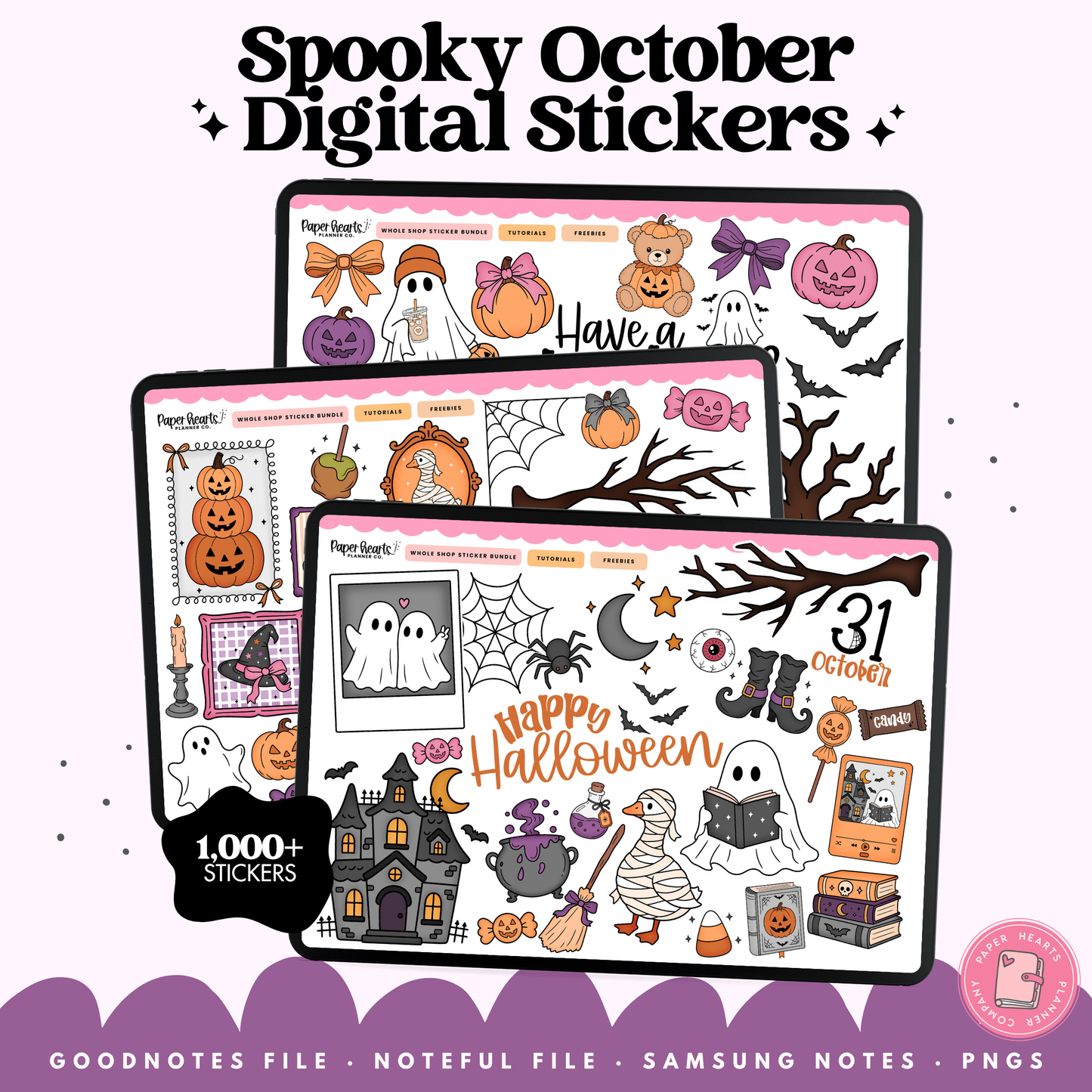 Spooky October Stickers