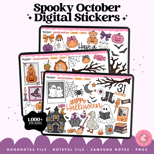 Spooky October Stickers
