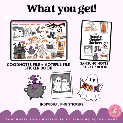 Spooky October Stickers