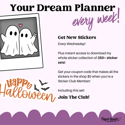 Spooky October Stickers