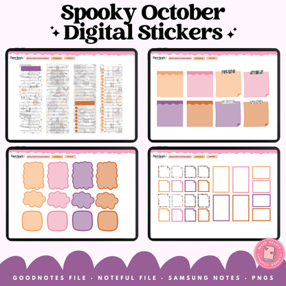 Spooky October Stickers