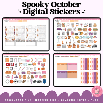 Spooky October Stickers