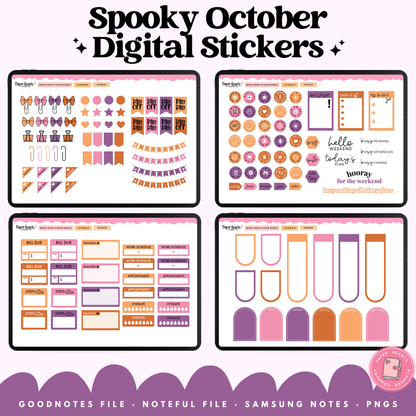 Spooky October Stickers