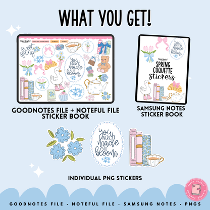 Spring Coquette Stickers