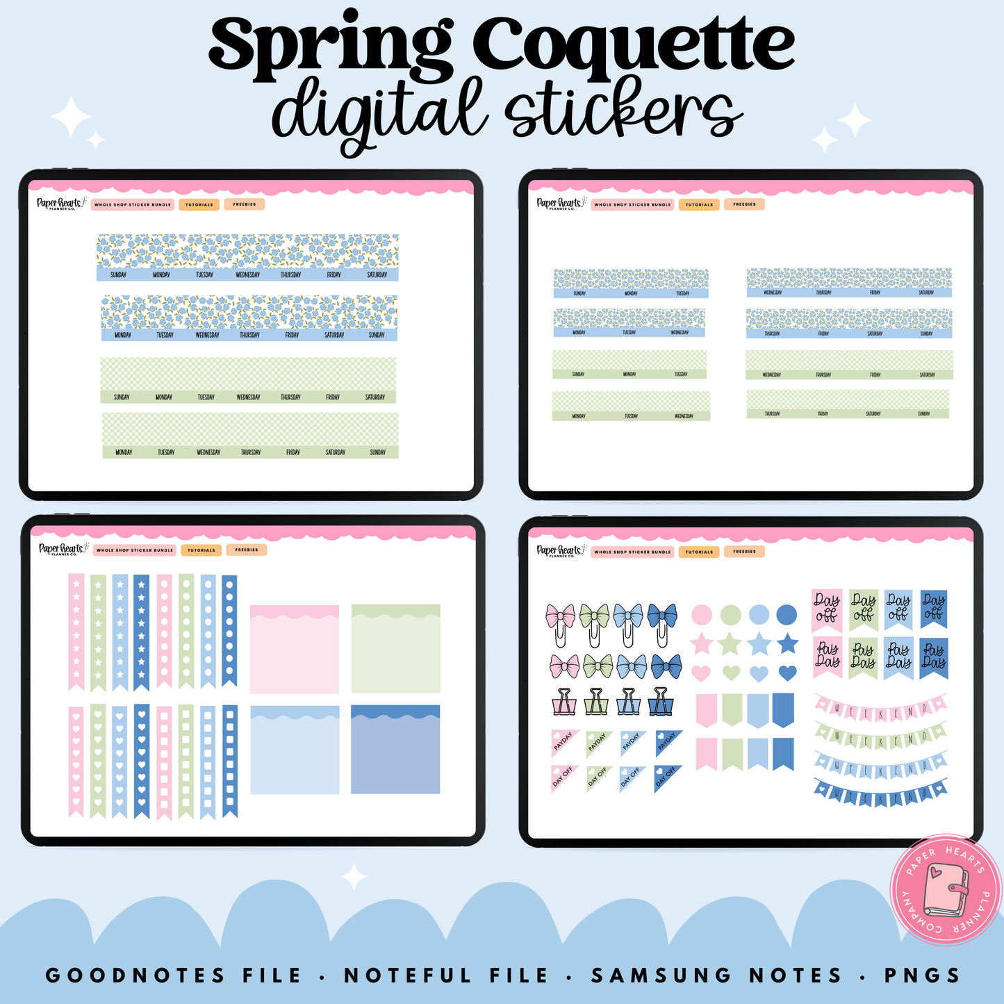 Spring Coquette Stickers