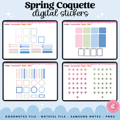 Spring Coquette Stickers