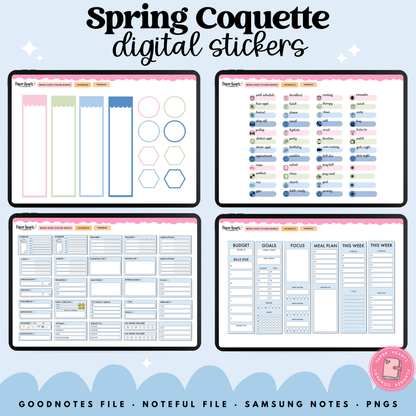 Spring Coquette Stickers