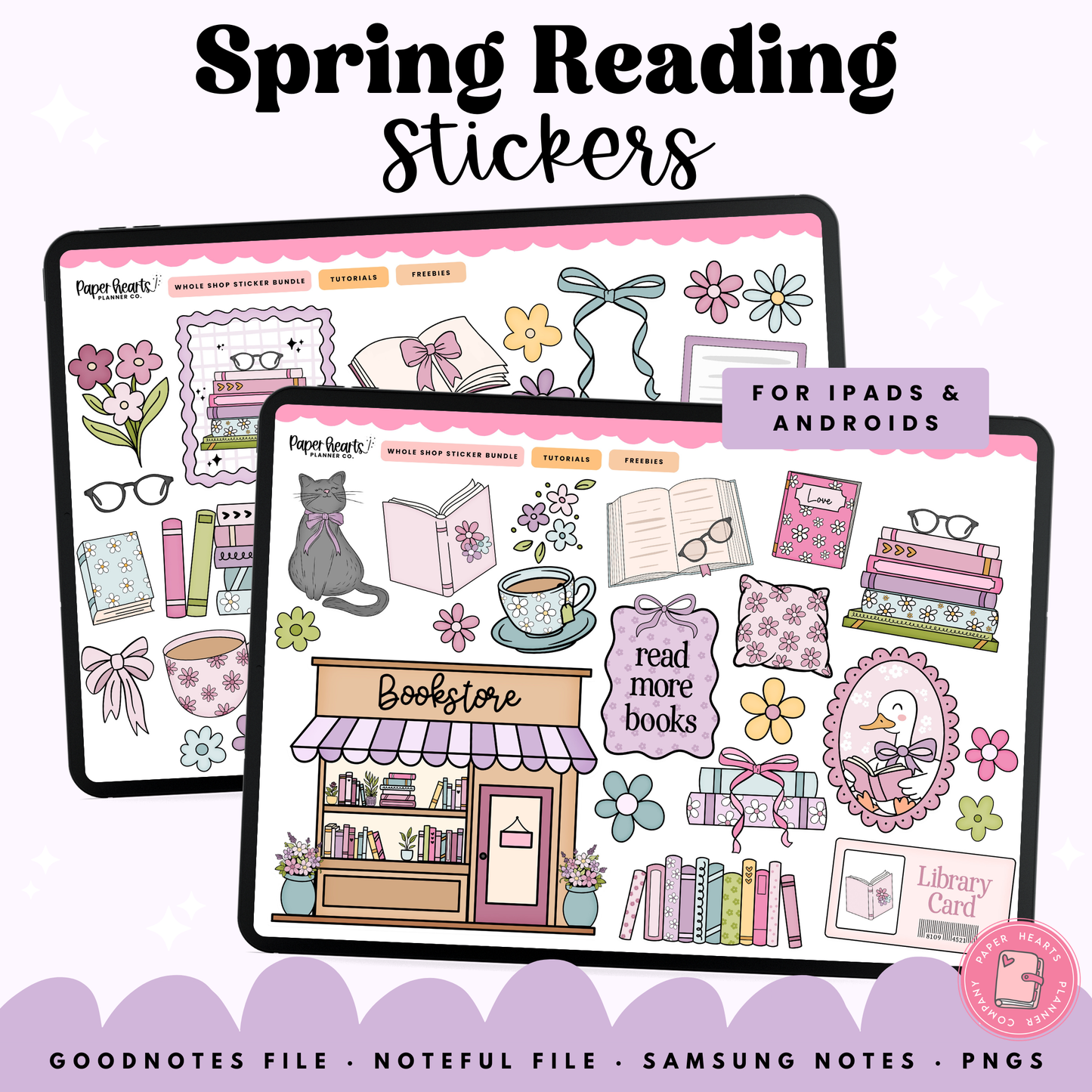 Spring Reading Stickers