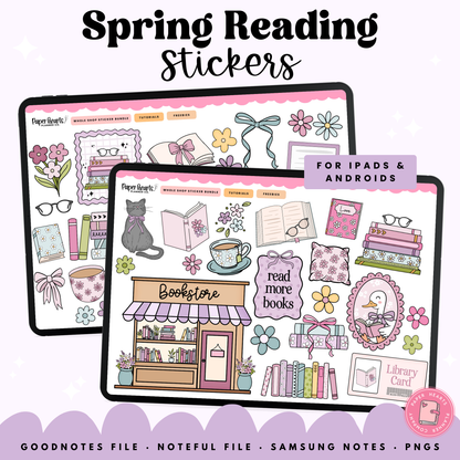 Spring Reading Stickers