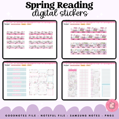Spring Reading Stickers