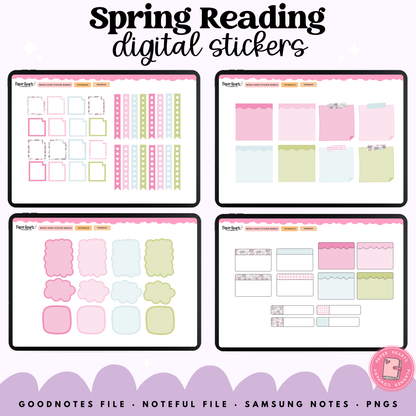 Spring Reading Stickers