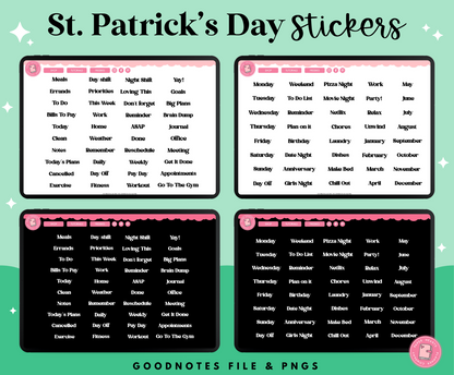 St. Patrick's Day Lucky Charm Stickers