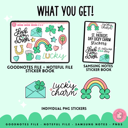 St. Patrick's Day Lucky Charm Stickers