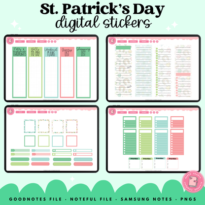 St. Patrick's Day Lucky Charm Stickers