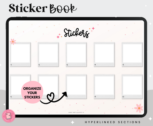 Sticker Book & Organizing Digital Stickers Course