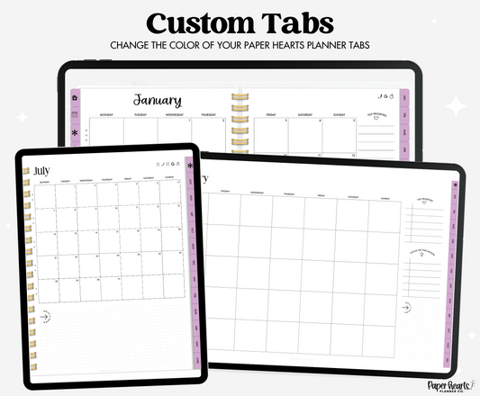 Summer Citrus Dark Purple Tabs #D5A8DC