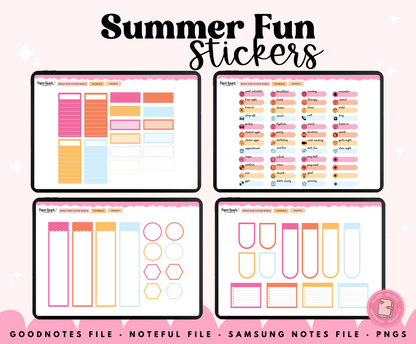 Summer Fun Stickers