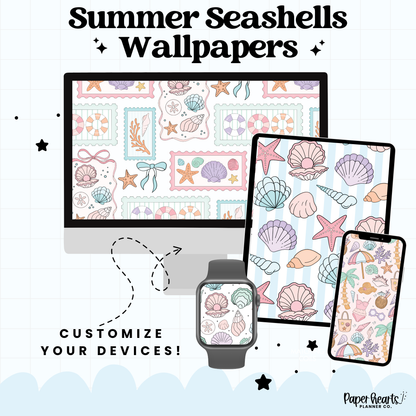 Summer Seashells Wallpapers