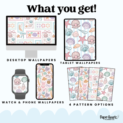 Summer Seashells Wallpapers