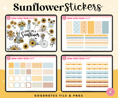 Sunflower Stickers