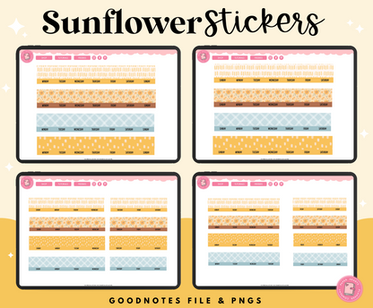 Sunflower Stickers