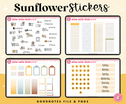 Sunflower Stickers