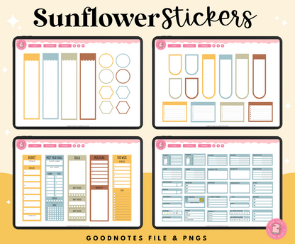 Sunflower Stickers