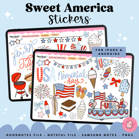 Sweet America Stickers