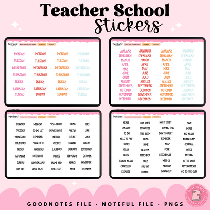 Teacher Stickers