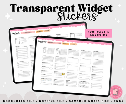 Transparent Widgets