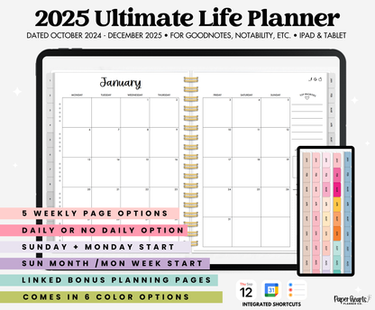 2025 Ultimate Life Planner