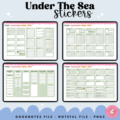 Under The Sea Stickers