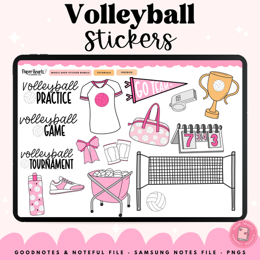 Volleyball Stickers