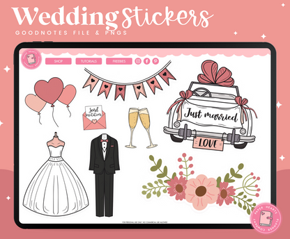Wedding Scrapbook Stickers 
