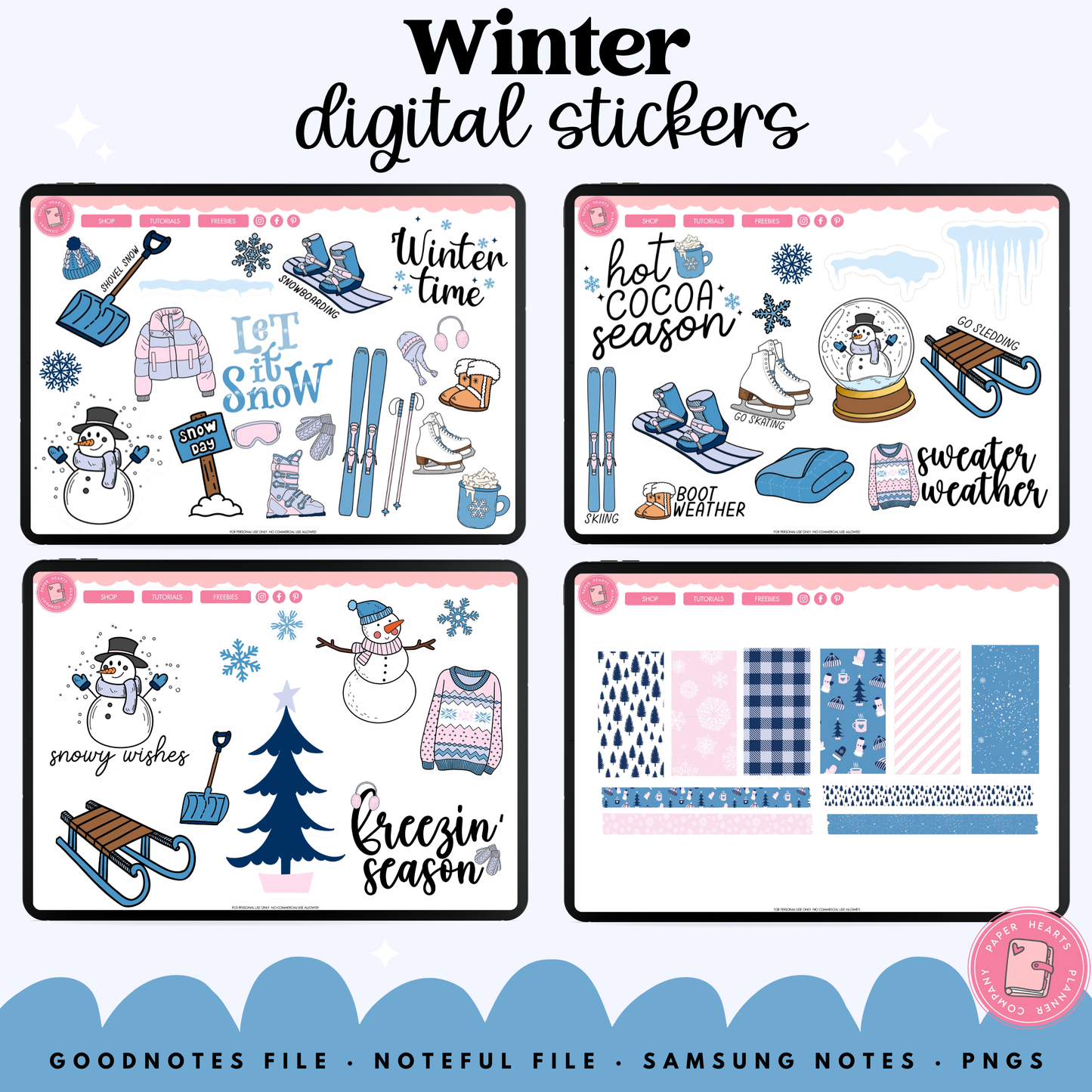 Winter Stickers