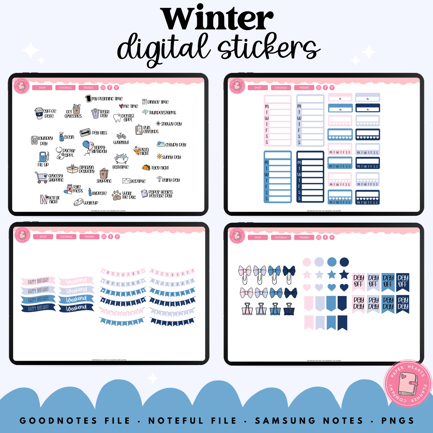 Winter Stickers